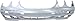 Crash Parts Plus Primed Front Bumper Cover Replacement for 2000-2003 Mercedes-Benz E-Class