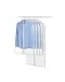 5Pack Amersumer Pack of 5 Translucent Dust Cover Garment Storage Organizer Bag, Zipper Garment Clothes Covers, 4 Medium and 1 Large. primary
