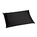 ALASKA BEAR 100% Pure Mulberry Silk Pillowcase for Curly Hair Women Mother Her Grandma Pillow Slip Machine Washable Body Size(1pc, Black)
