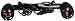 Kuryakyn 5405 Motorcycle Lighting: Rear Position Bullet Style Turn Signal/Blinker Light Bar with Red Lenses and Flat License Plate Support for 1986-2019 Harley-Davidson Motorcycles, Gloss Black