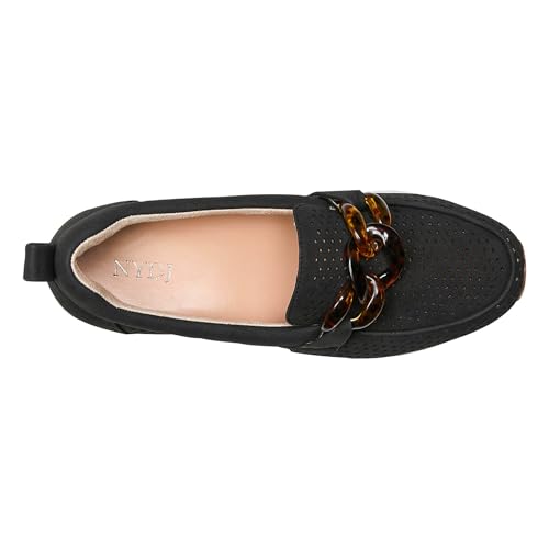 NYDJ Women's Fern Suede, Black 9