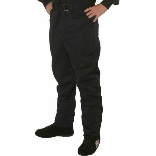 G-Force 4127MEDBK GF 125 Black Medium Single Layer Racing Pants