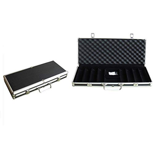 perfektchoice Collectibles Casino Poker Chips Counters Storage Supplies Case Box Suitcase