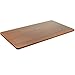 VIVO Dark Walnut 43 x 24 inch Universal Solid One-Piece Table Top for Standard and Sit to Stand Height Adjustable Home and Office Desk Frames, DESK-TOP43D