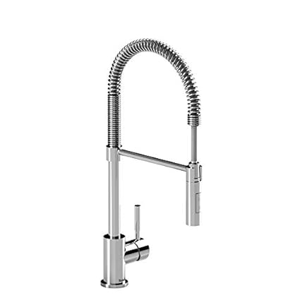 Riobel Bi201cbk 10 Bistro Tall Kitchen Faucet With Spray Cbk 10