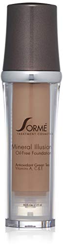 Sorme Cosmetics Mineral Illusion Foundation, Honey, 0.8 Ounce