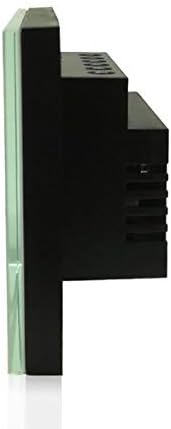 Interruptor Smart Home de 2 posiciones Touch WiFi blanco LKM SMSWT02W LKM Security cristal templado Control LED Compatible con Amazon Echo y Google Home