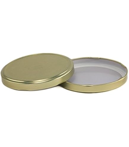 Tapas De Plástico Para Frascos Weck - Pack De 5 Unidades Grandes (100 Mm)