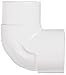 Spears 409 Series PVC Pipe Fitting, 90 Degree Elbow, Schedule 40, 2