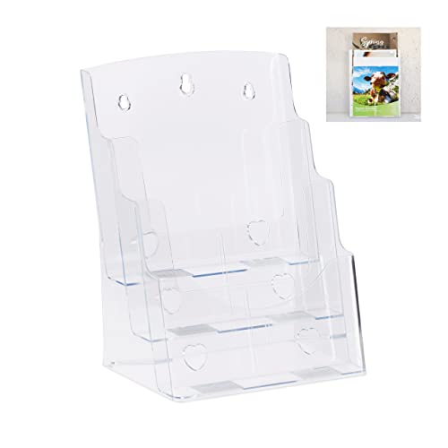 Preiskracher! Hol dir Relaxdays Prospekthalter A4 / DIN... jetzt für 13,96€ im Angebot. Ein echtes Must-have!