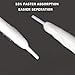 Prime Organic Cotton Organic Shoelace Style Cotton for DIY Project- (1 bag) 10 Pcs Preloaded Shoelace Style Cotton - Portable gift wrap bacon cotton