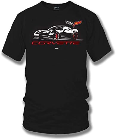 Corvette C6 Stylized t-shirt - Wicked Metal