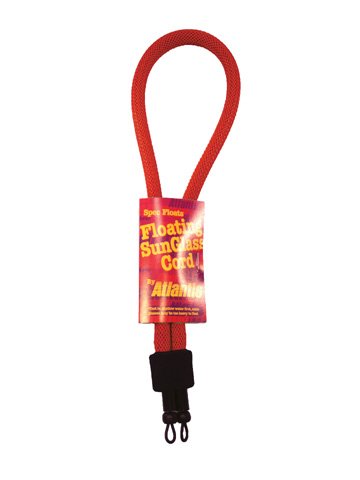 Atlantis Spec Floating Sunglasses Cord , Color: Red A2292