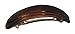 Parcelona French Arch 3.5 Inch Tortoise Shell Cellulose Curved Automatic Hair Clip Barrette