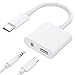 Type C Adapter 2 in 1 USB-C to 3.5mm Jack Headphones Aux Audio Splitter Charger USB C Adapter Supports Google Pixel 3 / 3XL / 2/2 XL, LG iPad Pro 2018, Samsung Note8/S8 / S9Plus, HTC U11 U12 and More