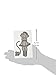 Prima Marketing Julie Nutting Mixed Media Cling Rubber Stamps, Little Girl 3.5