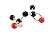 Molecular Model Kit for Organic & Inorganic Chemistry - 50 Atoms & 90 Bonds (140 Total Pieces) by University Chemistry Co.