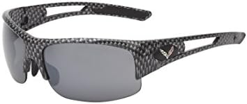 C7 logo Rx capable series carbon fiber rimless frame with smoke lens set, micro fiber carrying bag + BONUS exta smoke lens set