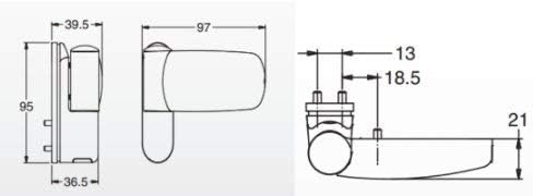 UPVC 3D Door Flag Hinge - White - AVOCET ET3D - FREE DELIVERY ON ALL OF OUR ITEMS - Image 5