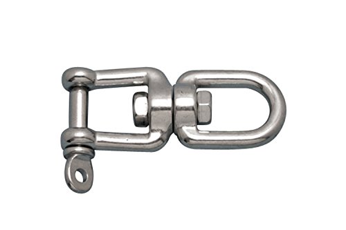 US STAINLESS Stainless Steel 316 Anchor Swivel Eye and Jaw 8mm or 5/16" Marine Grade