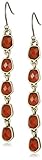Lucky Brand Gold and Red Drop Earrings