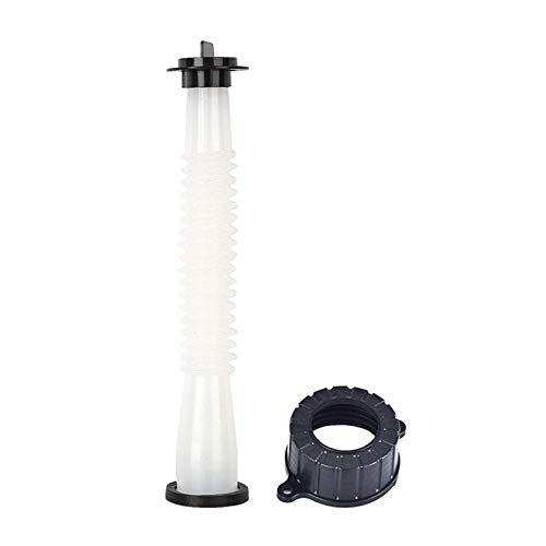1 Gas Can Spout Replacement with Gasket, Cap and Stopper. Fits Rubbermaid Essence Gott & Some RotopaX Kolpin Blitz.