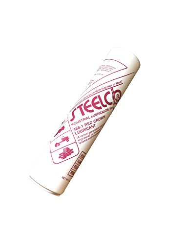 Steelco One Tube of Red Grease for grease gun-The Best Darn Grease Around. Lubricant that you can use for boats, vehicles, or commercial fleets. 488-1-Made in the USA. (14.5 oz.)
