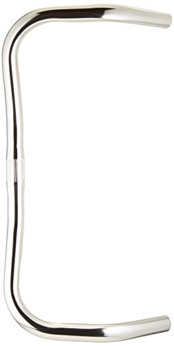 Retrospec Bicycles Pursuit Bull Horn Style Lightweight Alloy Handlebars for Track Bike, Chrome, 25.4mm - Thumbnail 4