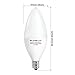 SHINE HAI Candelabra LED Bulbs 40W Equivalent, 4000K Neutral White Decorative Candle Light Bulb E12 Base, B11 Led Light Bulbs, UL-Listed, 120V, 3 Years Warranty, Pack of 6