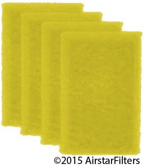 16 x 25 x 1 - 4-Pack Natures Home Micro Power Guard Air Replacement Filter Refills with Activated Carbon