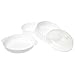 Handy Gourmet 2 Tier White Microwave Steamer