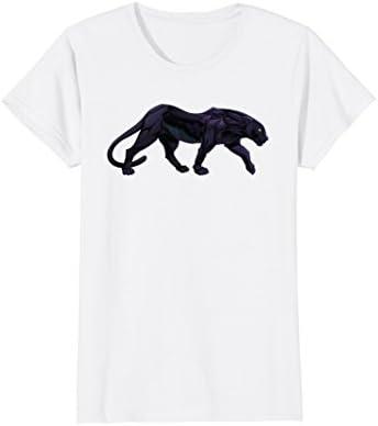 Womens Black panther Shirt Small White