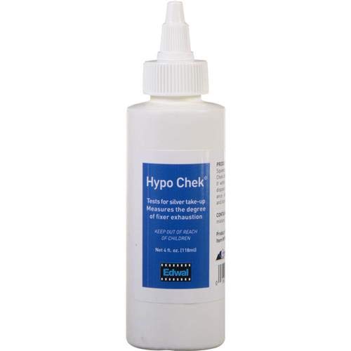 Edwal Hypo-Check, Chemical Test for Exhausted Film & Paper Fixers, 4 Oz.