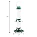 Twinkle Star Classic Wild Bird Feeder Tube Feeder with 6 Feeding Ports, Squirrel Proof Bird Feeder (Green)