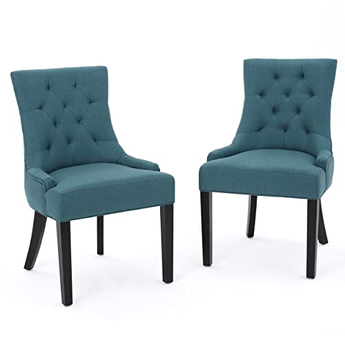 Christopher Knight Home Hayden Fabric Dining Chairs, 2Pcs Set, Dark