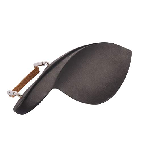 image for xuanhemenL Compact Portable 4/4 Violin Chin Rest Silver Screws Corks C