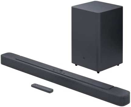 JBL Bar 2.1 Deep Bass (MK2) - 2.1 Channel soundbar with Wireless subwoofer (6.5’’), 300W Max Output, Bluetooth Enable (Black)