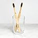 Wowe Lifestyle Natural Organic Bamboo Toothbrush Wood, Ergonomic Biodegradable Handle, Soft BPA Free Bristles, Pack of 4 (Celebrate)