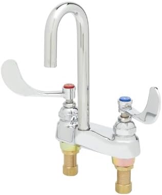 T S Brass B 0892 Fc Deck Mount Medical Faucet With Plain End Rigid