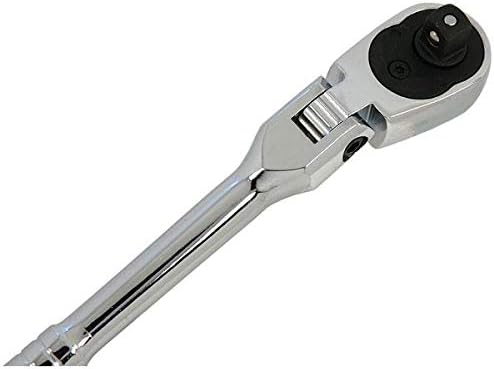 Neilsen CT0811 3/8in DR Flexi-Head Ratchet, Silver - Image 3