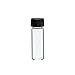 1 Dram Clear Glass Vial - Screw Cap - Pack of 144