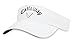 Callaway Golf 2018 Liquid Metal Adjustable Visor, Adjustable, White/Gunmetal