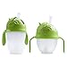 ANPEI 3-in-1 Weighted Straw Sippy Cup Conversion Kit for Comotomo Bottles | Versatile, Leak-Proof - Easy-to-Use Solution for Babies and Toddlers | Compatible with 5oz & 8oz Bottle (Green)