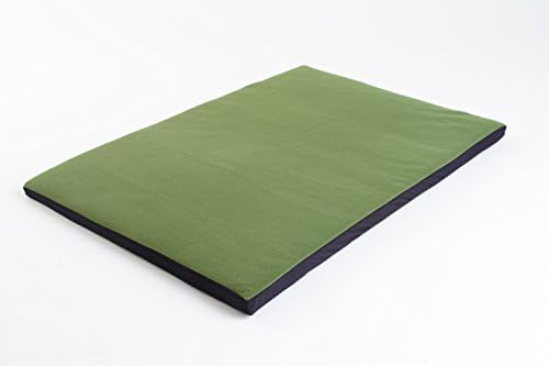 The "ONLY" Waterproof Washable Fleece Kennel Crate Pad Cover on AMAZON; Hypoallergenic, Stain-Resistant Made in USA (Mission Green w Black, X-Large; fits 42 x 28 crate)