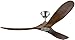 Monte Carlo 3MAVR60BS Maverick Energy Star 60'' Outdoor Ceiling Fan with Remote Control, 3 Balsa Wood Blades, Brushed Steel