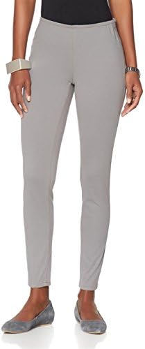 MarlaWynne Stretch Denim Jean Elastic Waist Side Zip Greystone 20W New 517-811