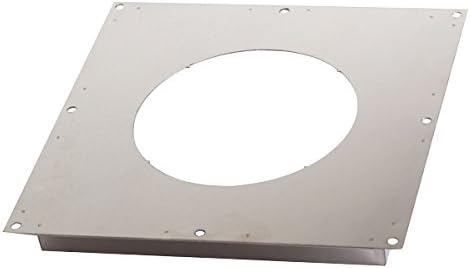 Shieldmaster 8" (200mm) Fire Stop Plate Twin Wall Insulated Flue Pipe - Stain...