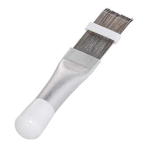 KingBra 2 PCS Stainless Steel Fin Comb,Condenser Comb,Air Conditioner Fin Cleaner Repair Tool,Air Conditioning Brush Warping Comb Accessories