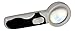 10x LED Small Handheld Lighted Magnifying Glass: Magnifier Lens for Coins, Jewelry, Reading, Stamps, Hobbyists, Macular Degeneration, Low Vision Aid, Visually Impaired