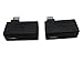 CERRXIAN Lemeng 90 Degree (Left+Right) Angled Micro USB 2.0 OTG Host Adapter with USB Power (2 Pack)